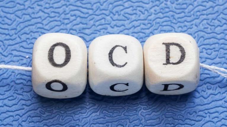 blocks that spell out OCD