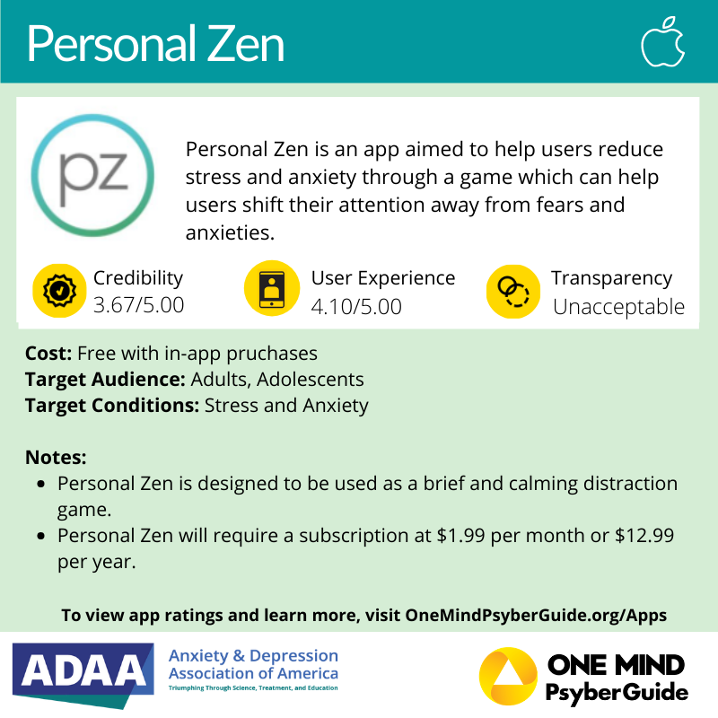 Personal Zen app
