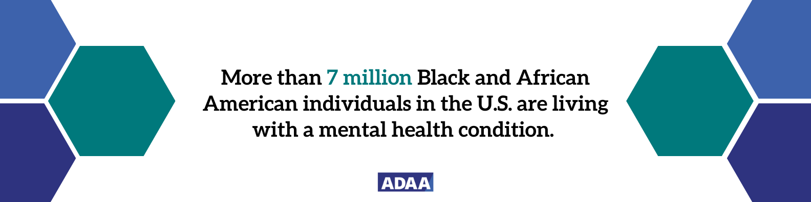 "Black and African American mental health condition"
