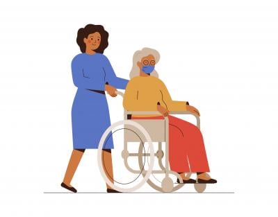 "caregiver, older adult support and care, caregiver stress"