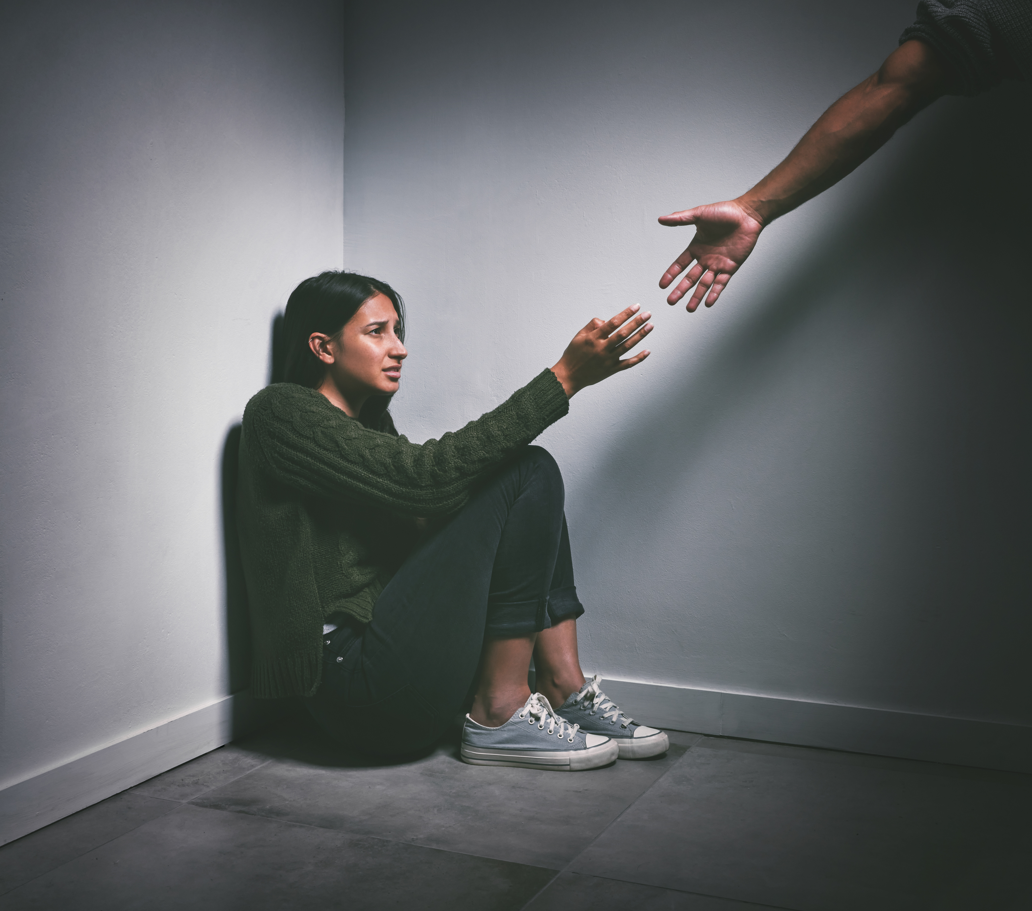 Blog promotional image - woman with outstretch hand