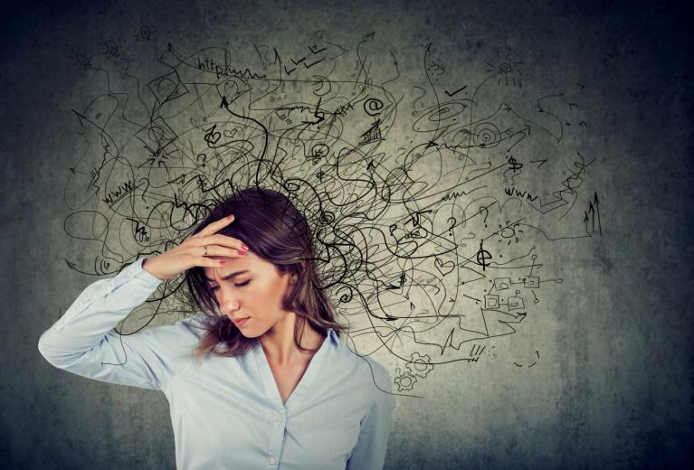 Woman ADHD and Anxiety