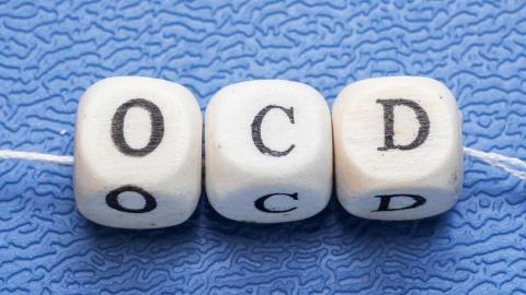blocks that spell out OCD