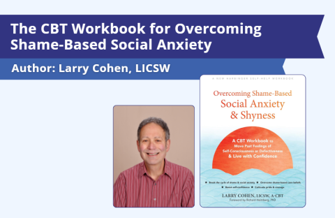 Author Larry Cohen with book cover The CBT workbook