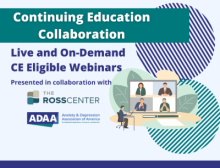 New Free CE Offerings in Partnership with the Ross Center